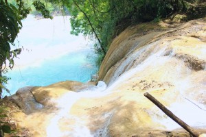 Yup, standing on the edge of the falls... why not