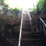 Stairs out of first cenote