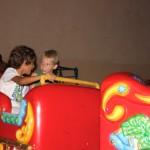 Bruno & Evan on roller coaster