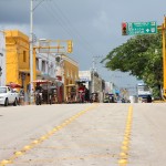 Driving through small town after Uxmal we needed lunch